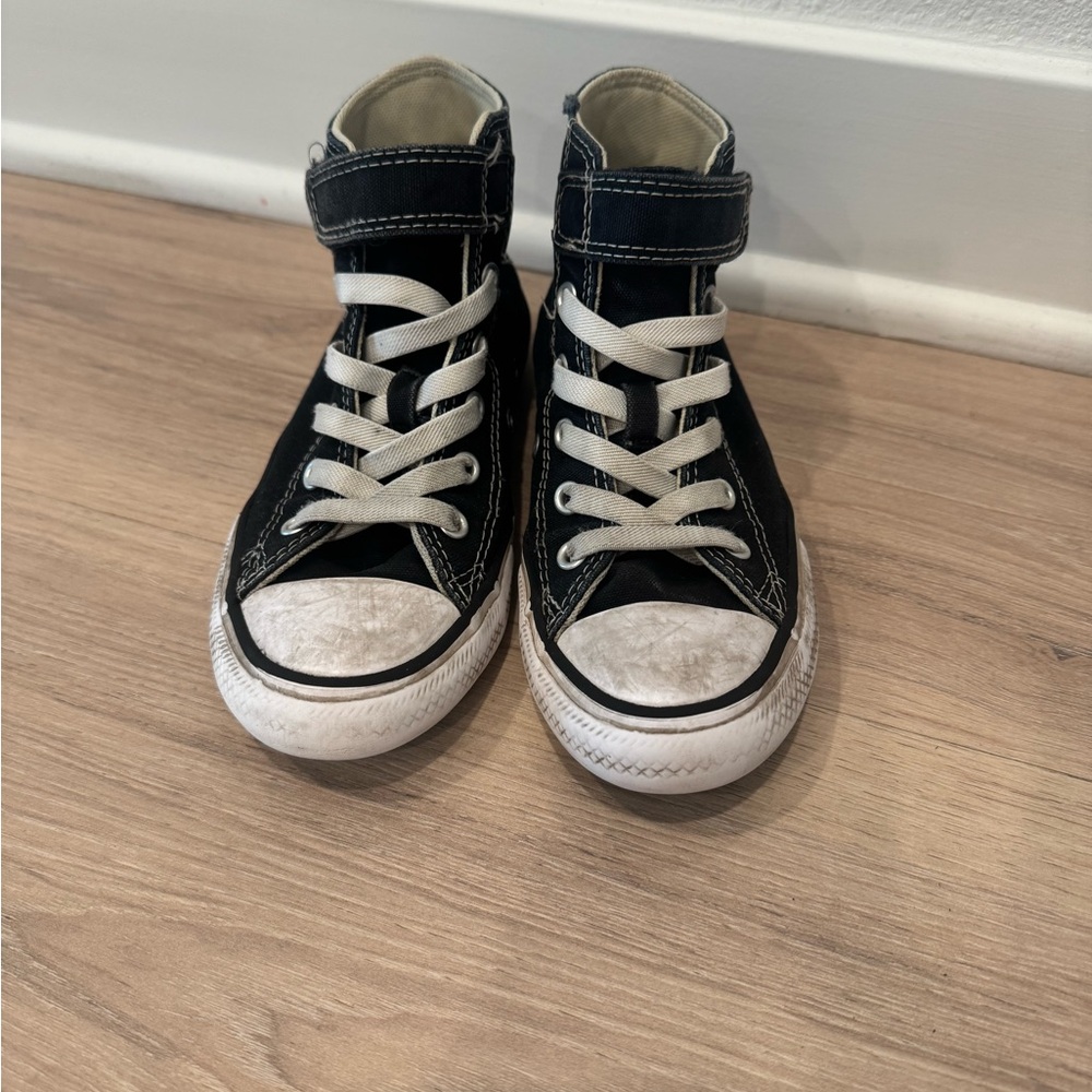 Converse Kids Black and White High-Top Sneakers